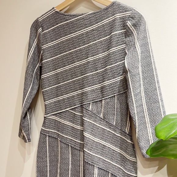 Anthropologie Maeve Amelia Column Stripe Wrap Dress Size Small - Picture 11 of 15